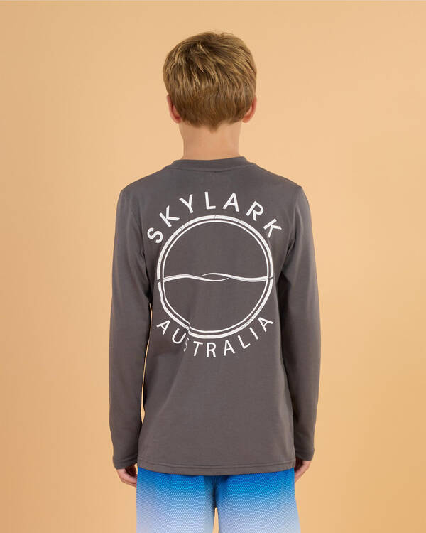 Skylark Boys' Outbound Long Sleeve Surf T-Shirt for Mens