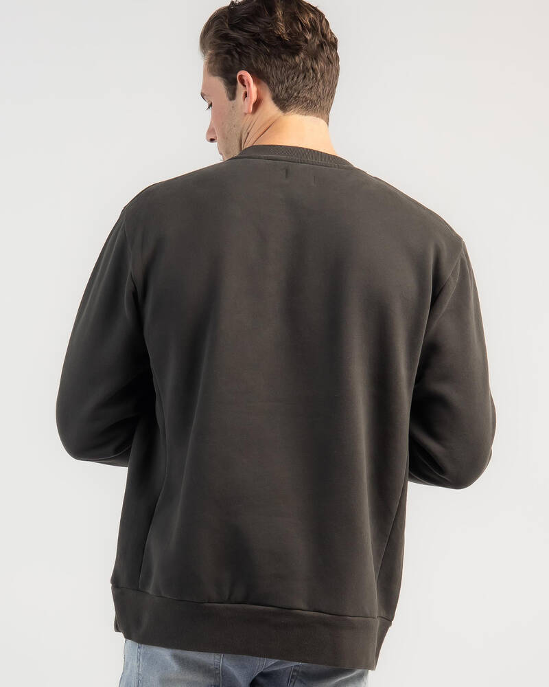 Rhythm Classic Fleece Crew Neck Sweatshirt for Mens