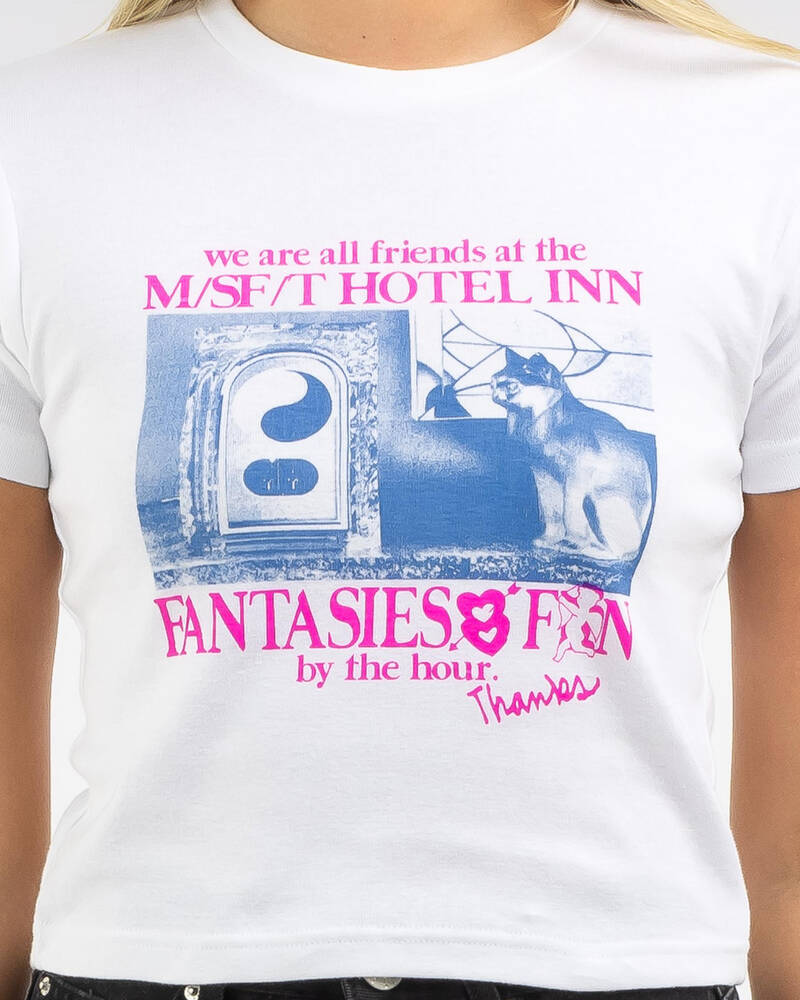 M/SF/T Stayovers Rib T-Shirt for Womens