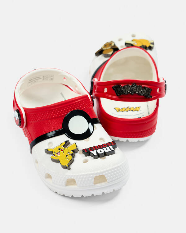 Crocs Toddlers' Pok&eacute;mon Pok&eacute; Ball Classic Clogs for Unisex