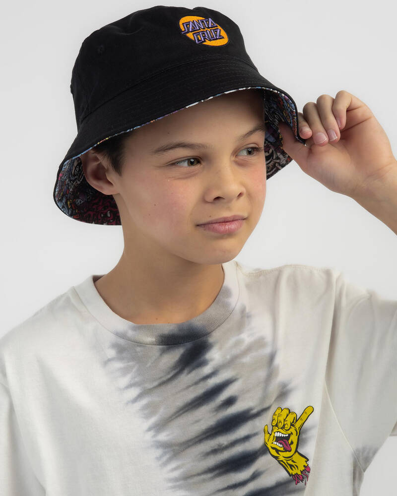 Santa Cruz Boys' Winkowski Dope Planet Bucket Hat for Mens