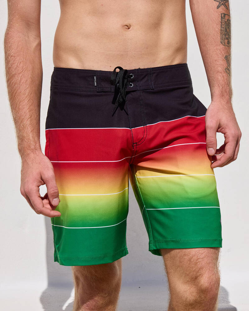 Skylark Rasta Fade Board Shorts for Mens
