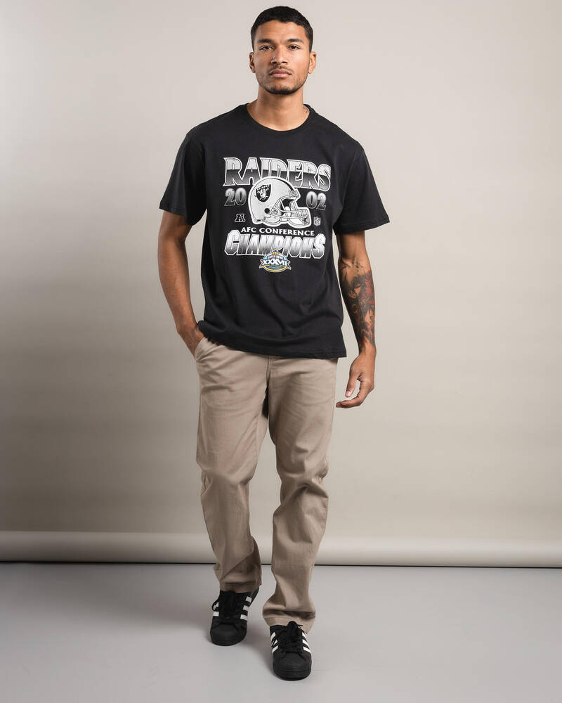 Majestic Las Vegas Raiders Nfl Conference Champs T-Shirt for Mens