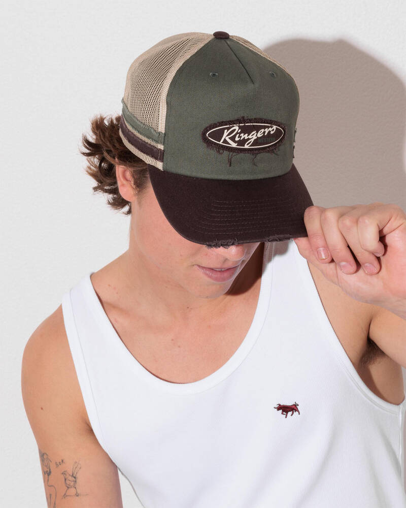 Ringers Western Worn Out Deep Fit Trucker Cap for Mens