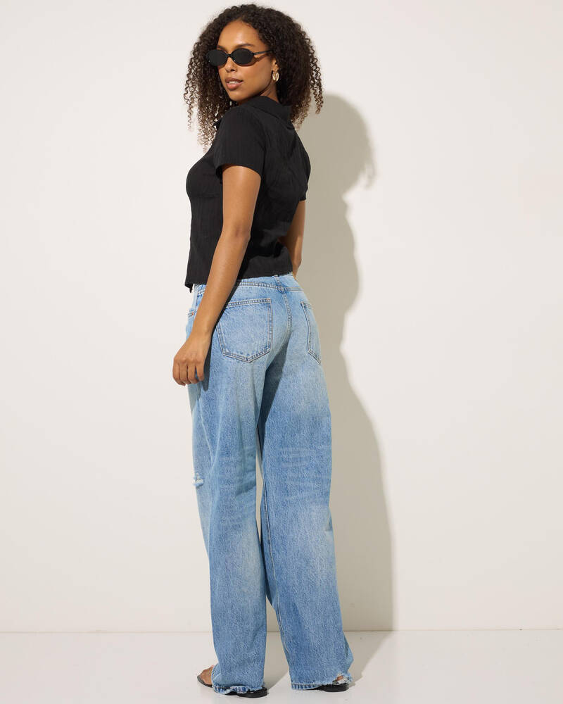 DESU Rhode Straight Leg Jeans for Womens