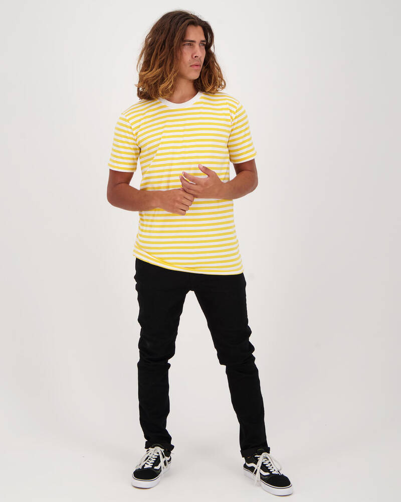 Black Palms The Tapered Slim Jeans for Mens