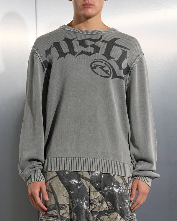 Rusty Saxon Printed Sweater for Mens
