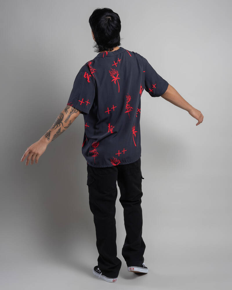 Kiss Chacey Salton Relaxed Resort Short Sleeve Shirt for Mens