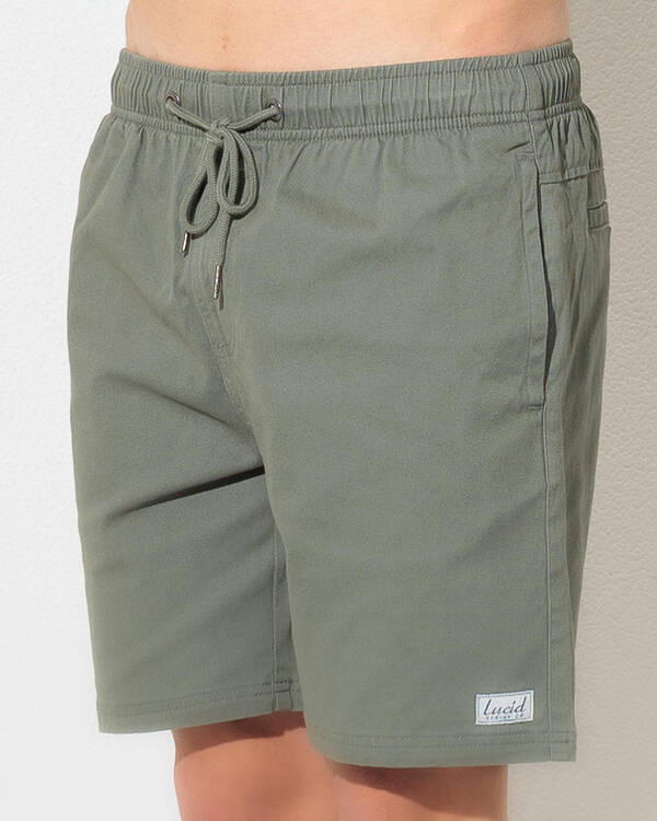 Lucid Metro Elastic Waist Shorts for Mens