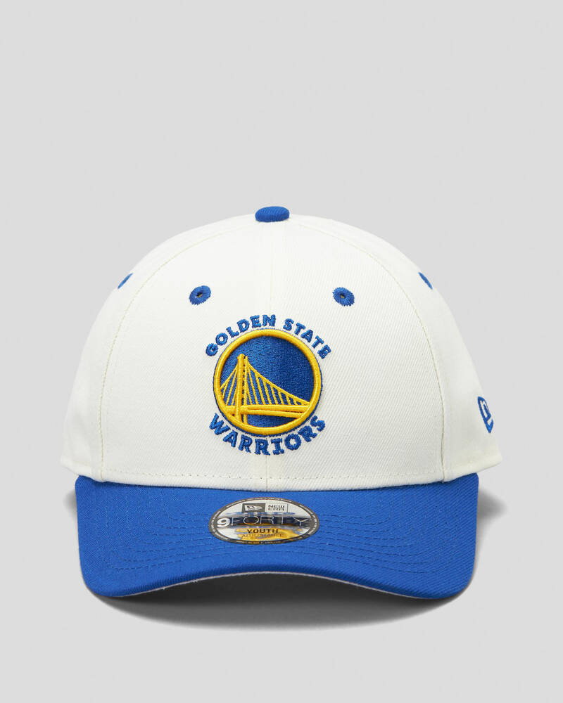 New Era Boys' Golden State Warriors 9Forty Chrome Cap for Mens