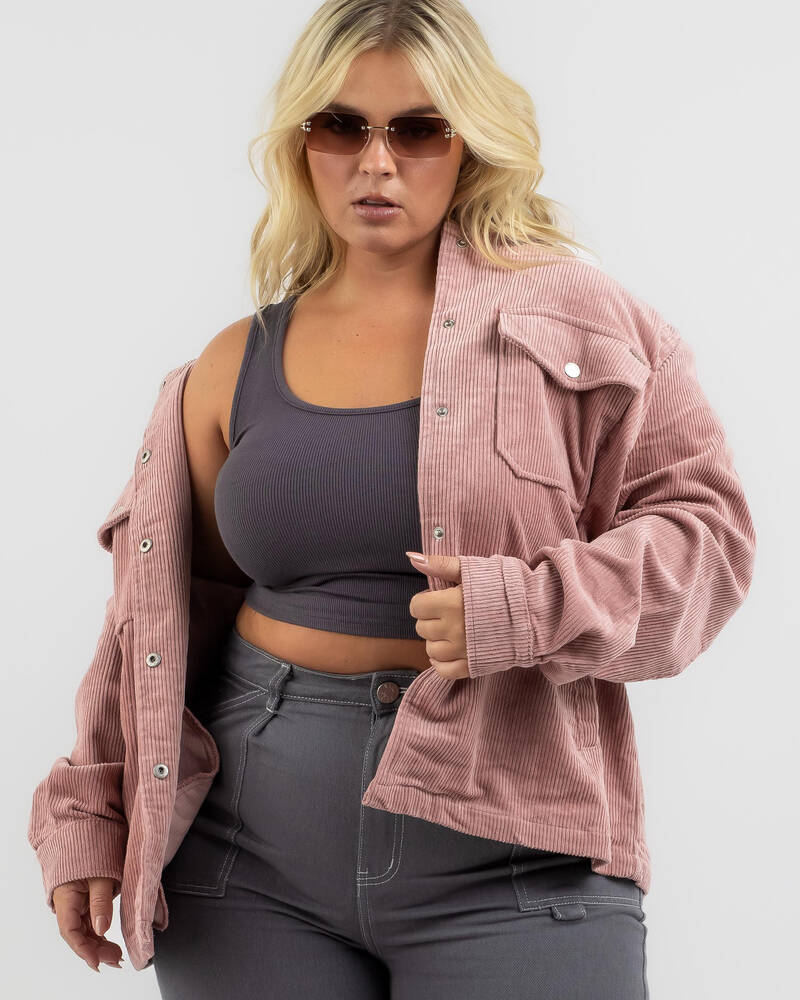 Ava And Ever Mila Cord Shacket for Womens