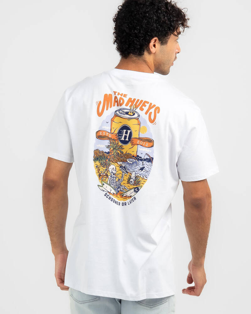 The Mad Hueys Schooner Or Later T-Shirt for Mens