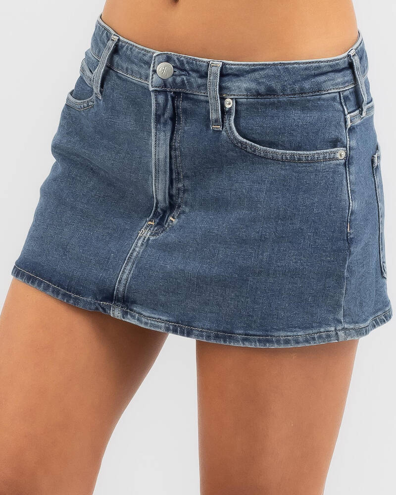 Calvin Klein Micro Mini Skirt for Womens