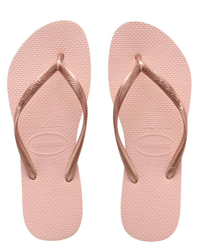 Havaianas Kid's Slim Metallic Thongs for Womens