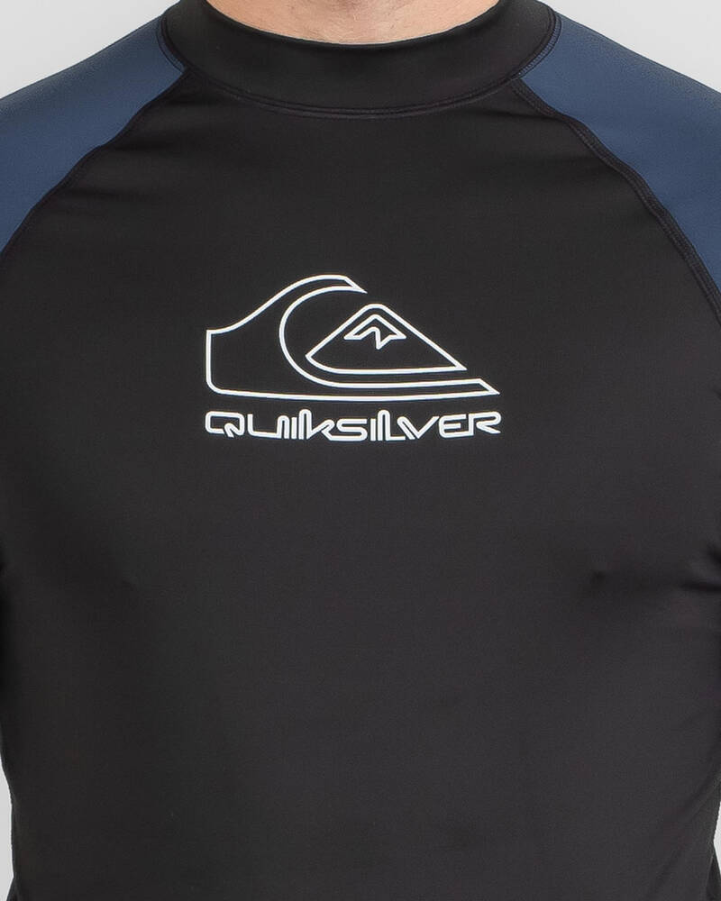 Quiksilver On Tour Long Sleeve Rash Vest for Mens