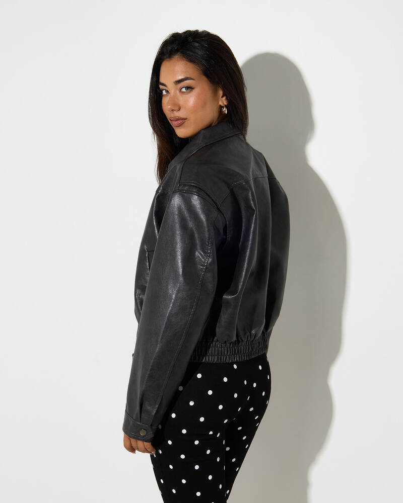 Ava And Ever Brando 2.0 Faux Leather Jacket for Womens