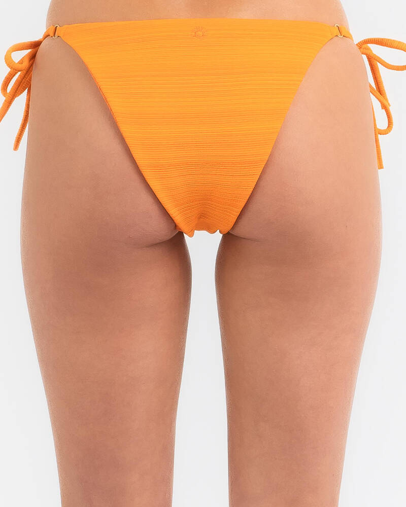 Rhythm Marle Reversible Tie Side Bikini Bottom for Womens