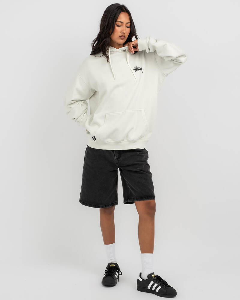 Stussy Fuzzy Dice Fleece Hoodie for Womens