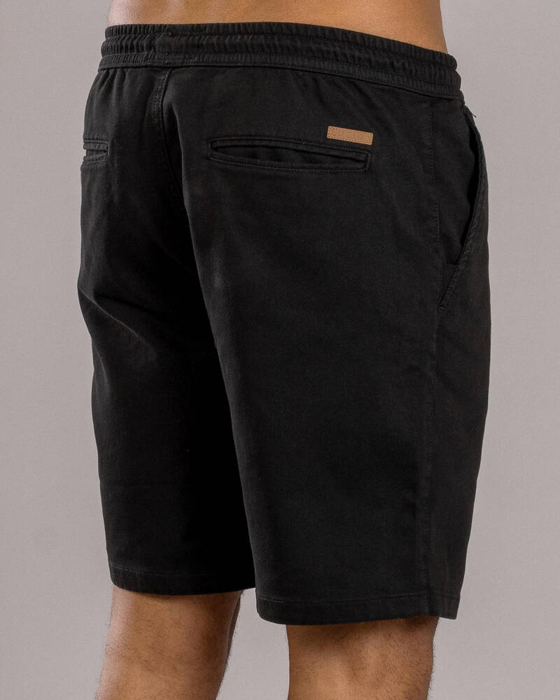 Lucid Division Elastic Waist Shorts for Mens