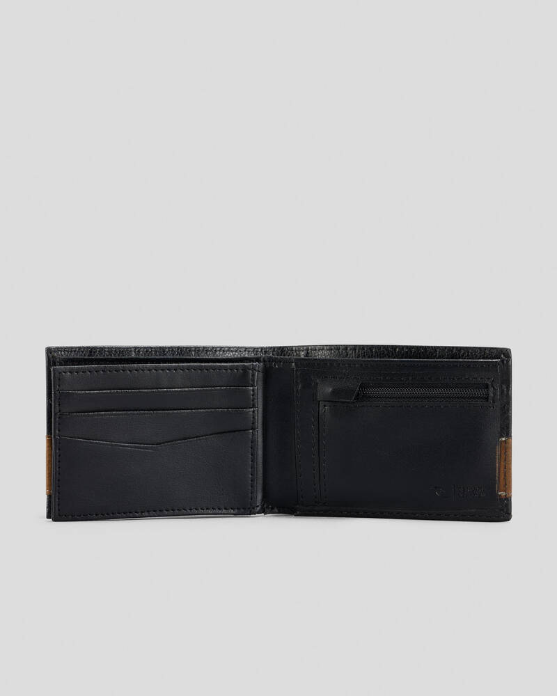Rip Curl Diamond RFID Slim Leather Wallet for Mens