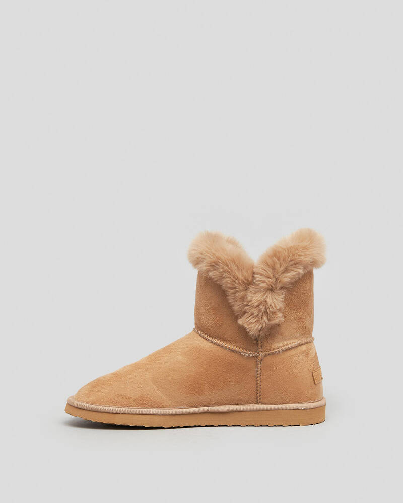Mooloola Fawn Slipper Boots for Womens