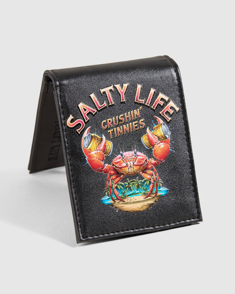 Salty Life Crushing Tinnies 2.0 PU Wallet for Mens