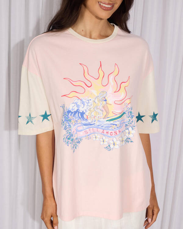 Billabong Tropics Co Ringer T-Shirt for Womens