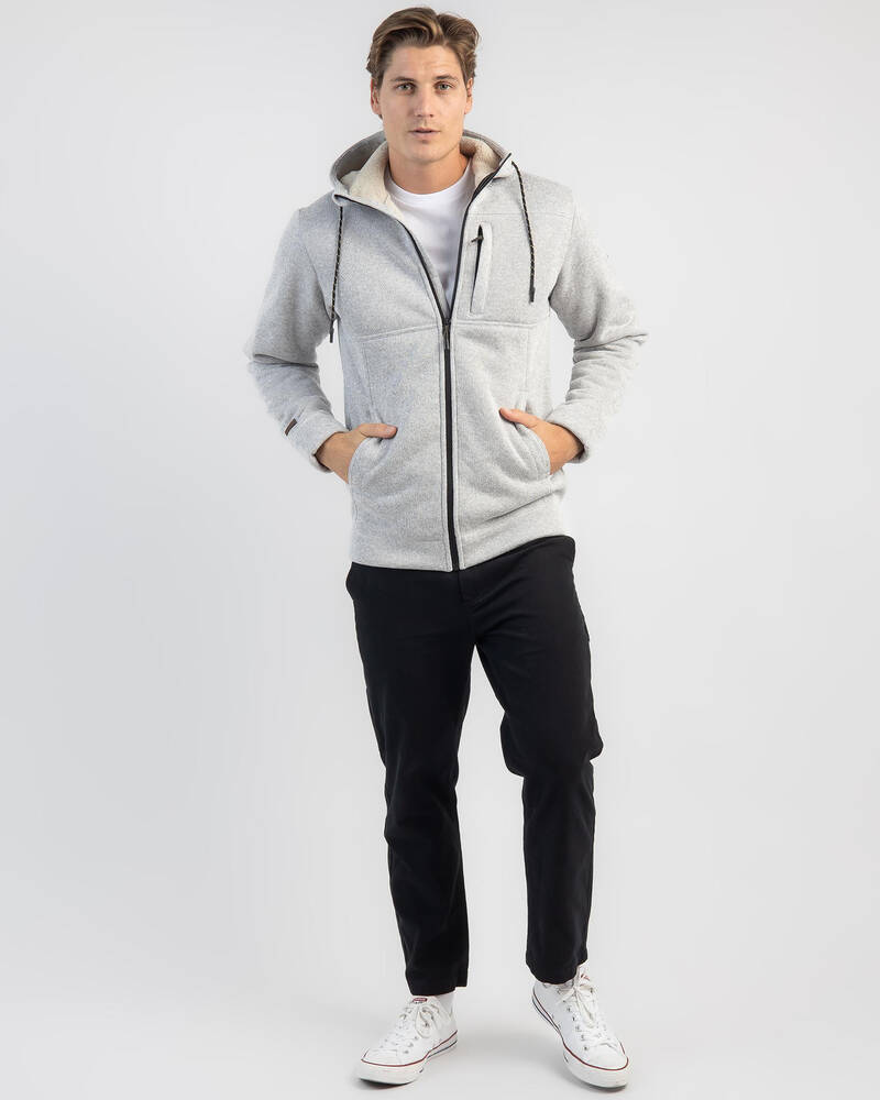 Billabong Boundary Sherpa Hooded Zip Jacket for Mens