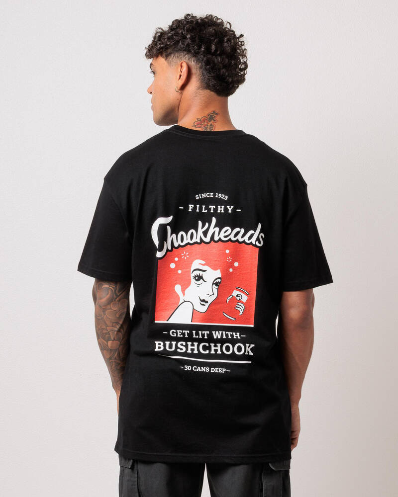 Bush Chook Chookheads T-Shirt for Mens