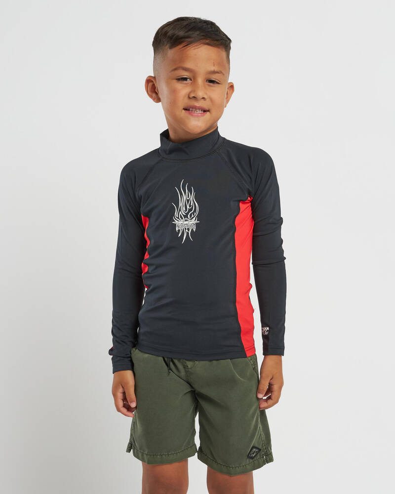 Billabong Toddlers' Jimmy Contrast Long Sleeve Rash Vest for Mens