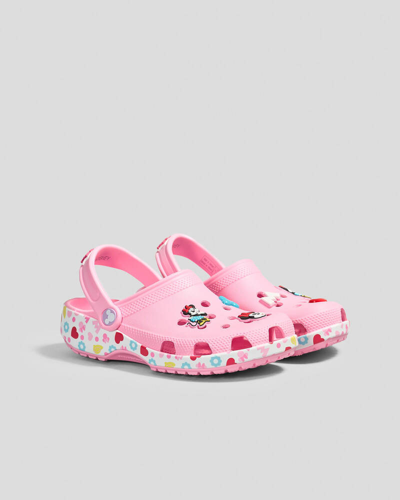 Crocs Kids' Mickey & Friends Minnie Classic Clogs for Unisex