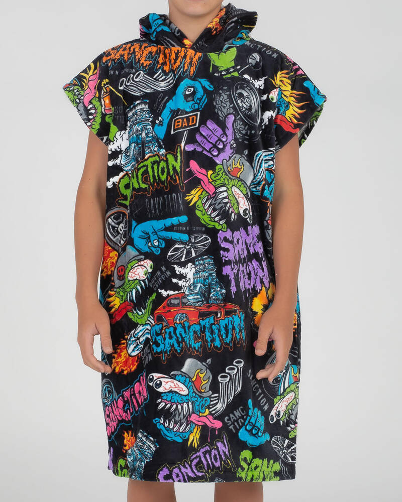 Sanction Boys' Monster Hooded Towel for Mens