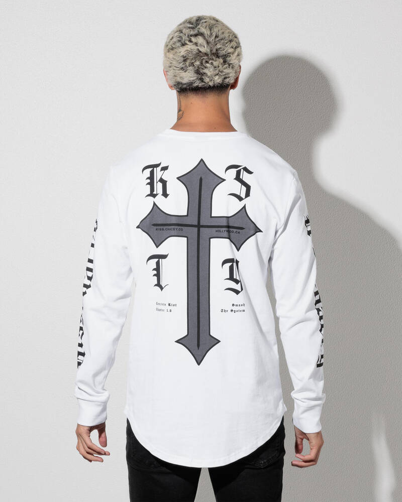 Kiss Chacey Venom Dual Curved Long Sleeve T-Shirt for Mens