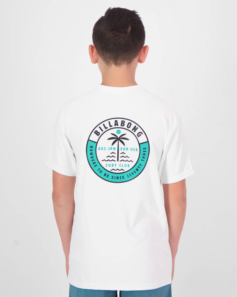 Billabong Boys' Sea Shore SS Rash Vest for Mens