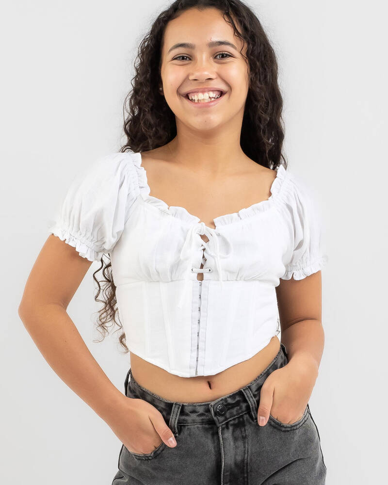 Ava And Ever Girls' Sabrina Corset Top for Womens