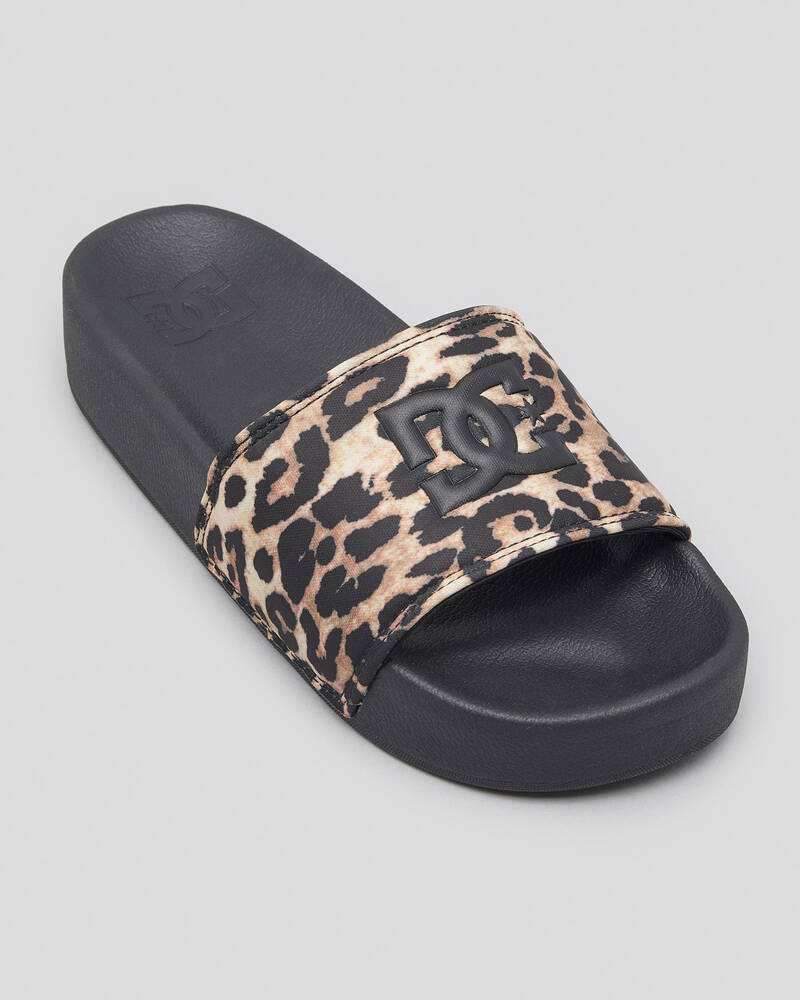 DC Shoes Platform Slide Sandals for Womens