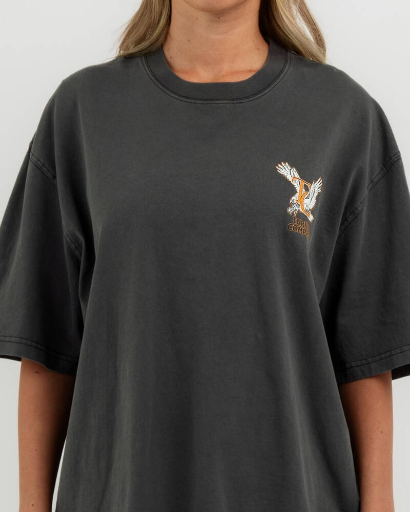 Thrills Target Eyes Oversized T-Shirt for Womens