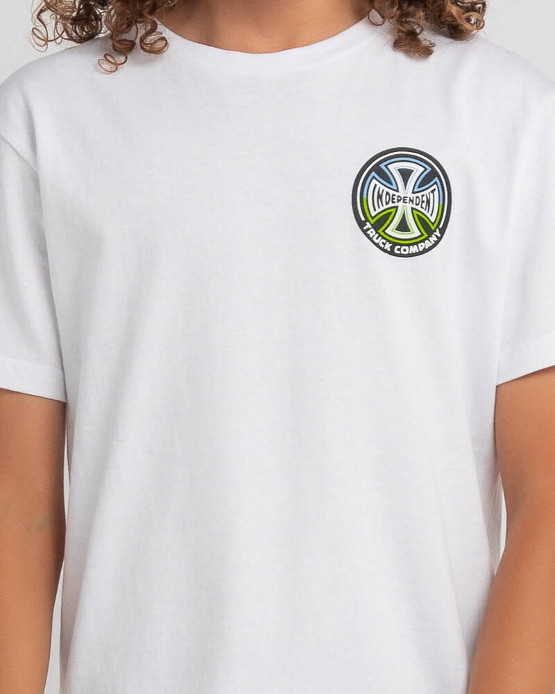 Independent Boys' Split Cross T-Shirt for Mens