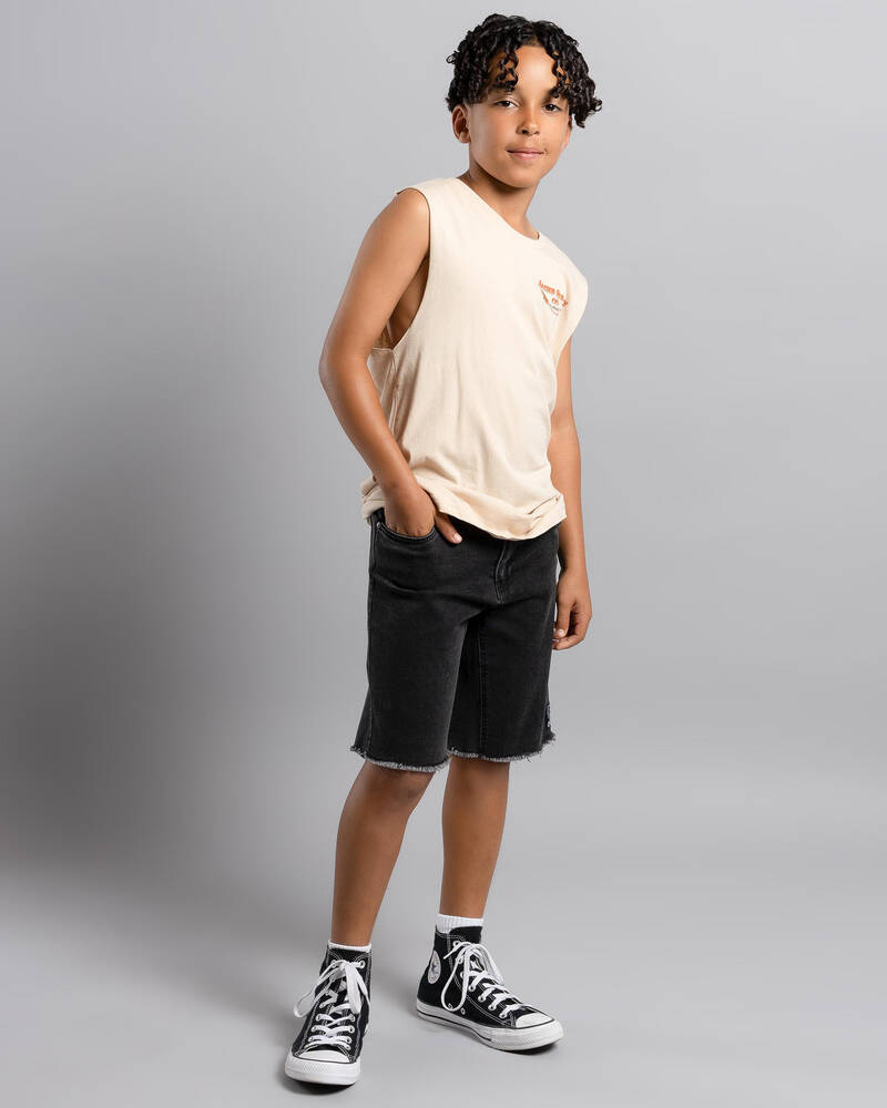 Jacks Boys' Remark Denim Walk Shorts for Mens