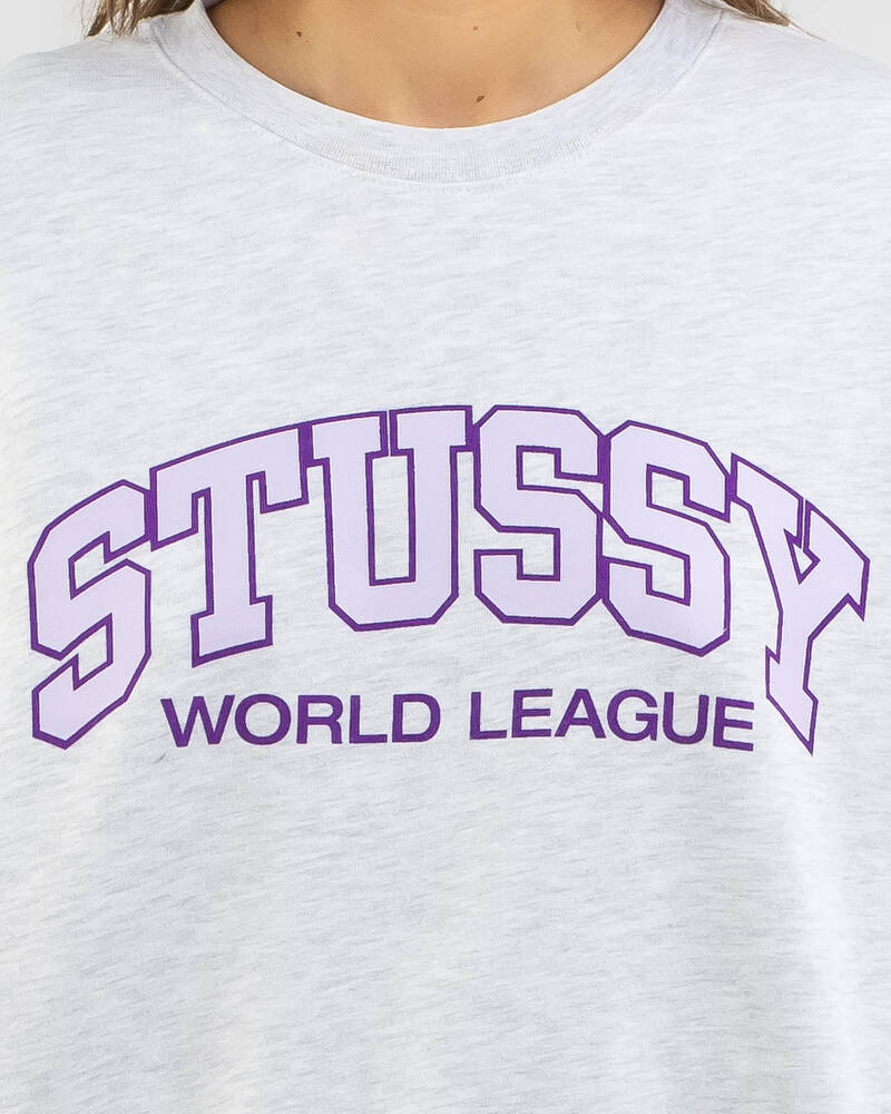 Stussy World League Oversized Sweatshirt for Womens