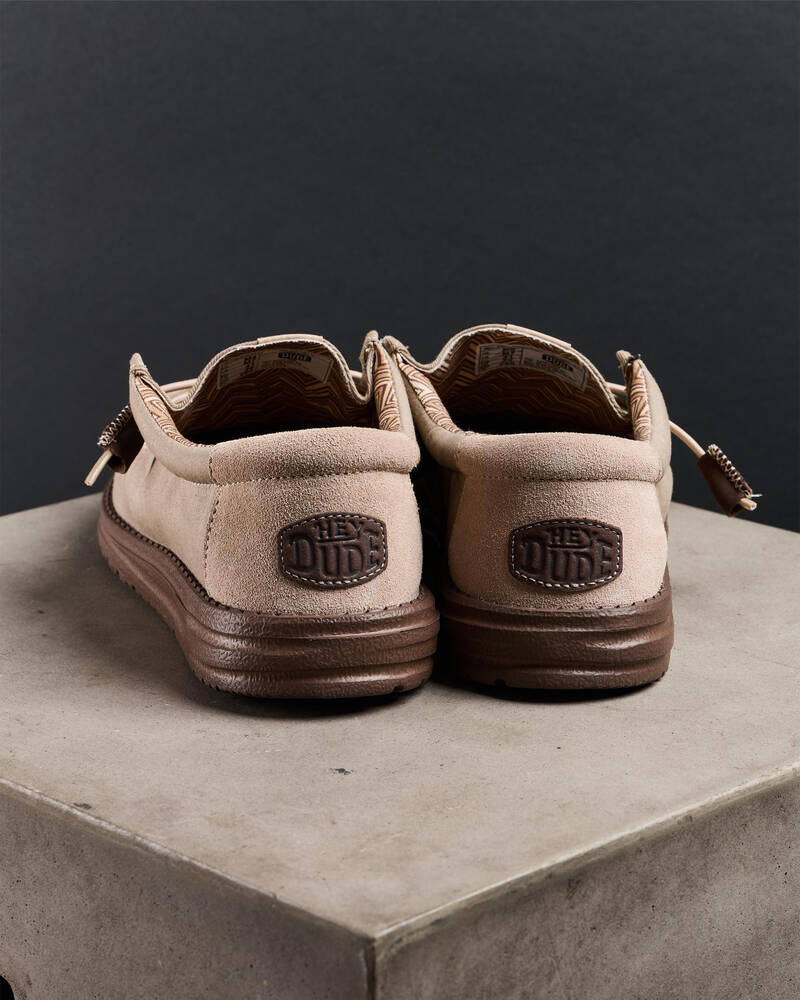 HEYDUDE Wally Stretch Canvas Block Shoes for Mens