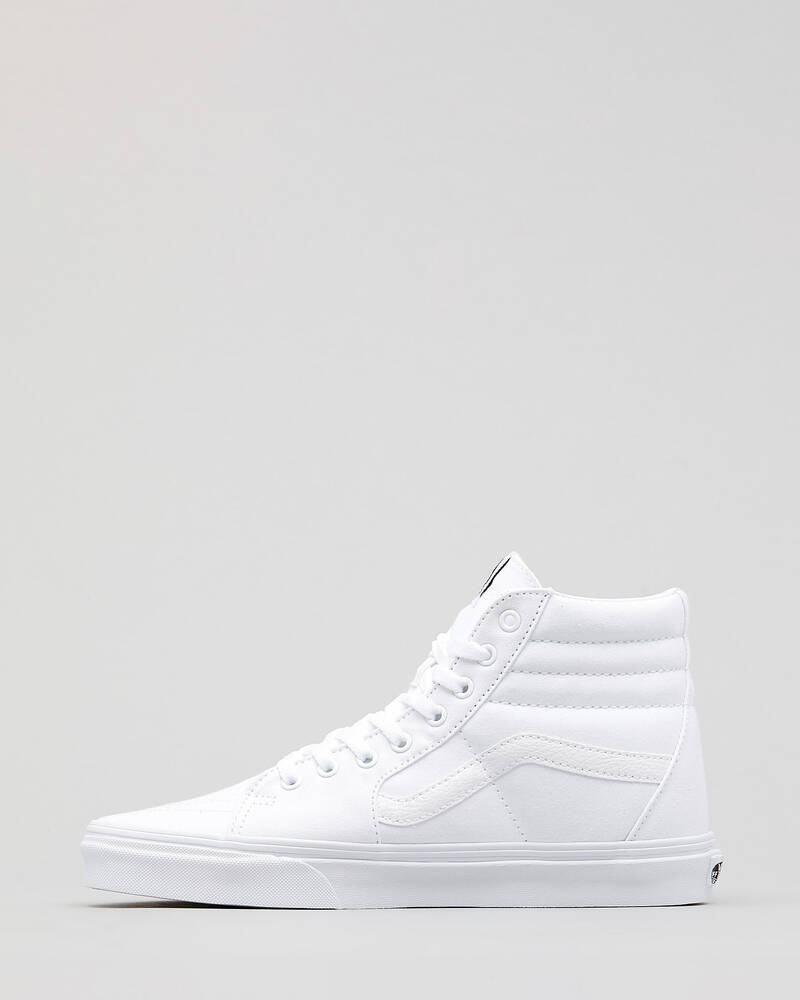 Vans SK8-HI Shoes In White - Fast Shipping & Easy Returns - City Beach ...