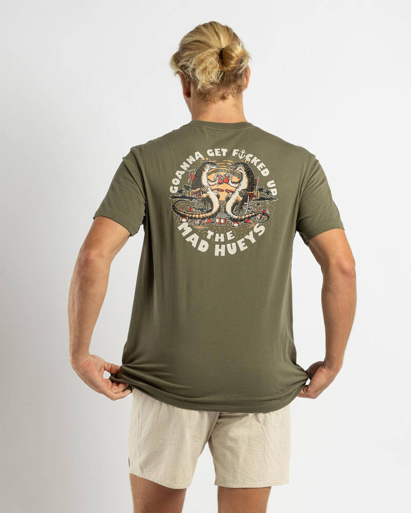 The Mad Hueys Goanna Get Fkd Up T-Shirt for Mens