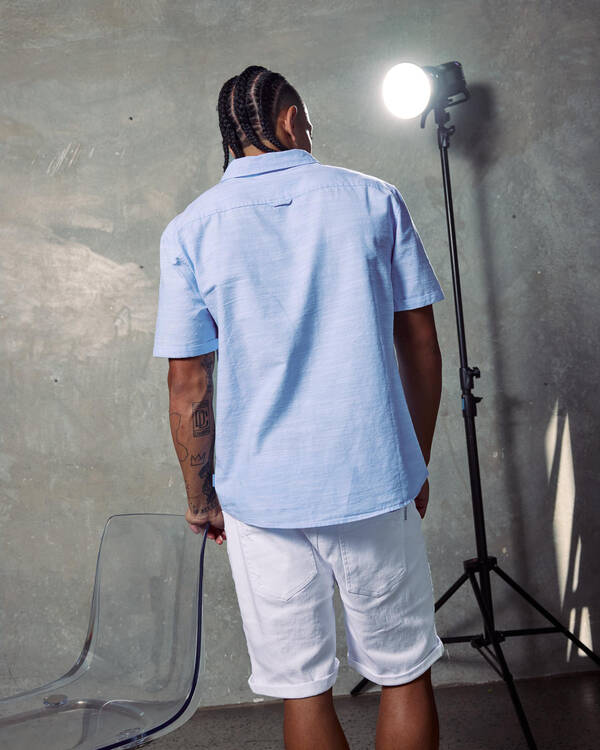 Lucid Capsule Denim Walk Shorts for Mens