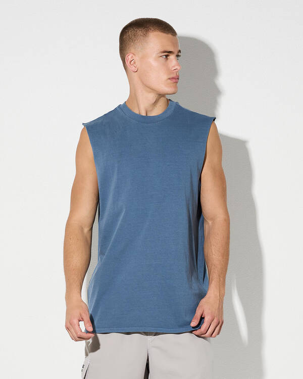 Premium Wave Wash Muscle Tank