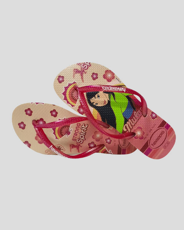 Havaianas Kids' Slim Princess Mulan Thongs for Womens