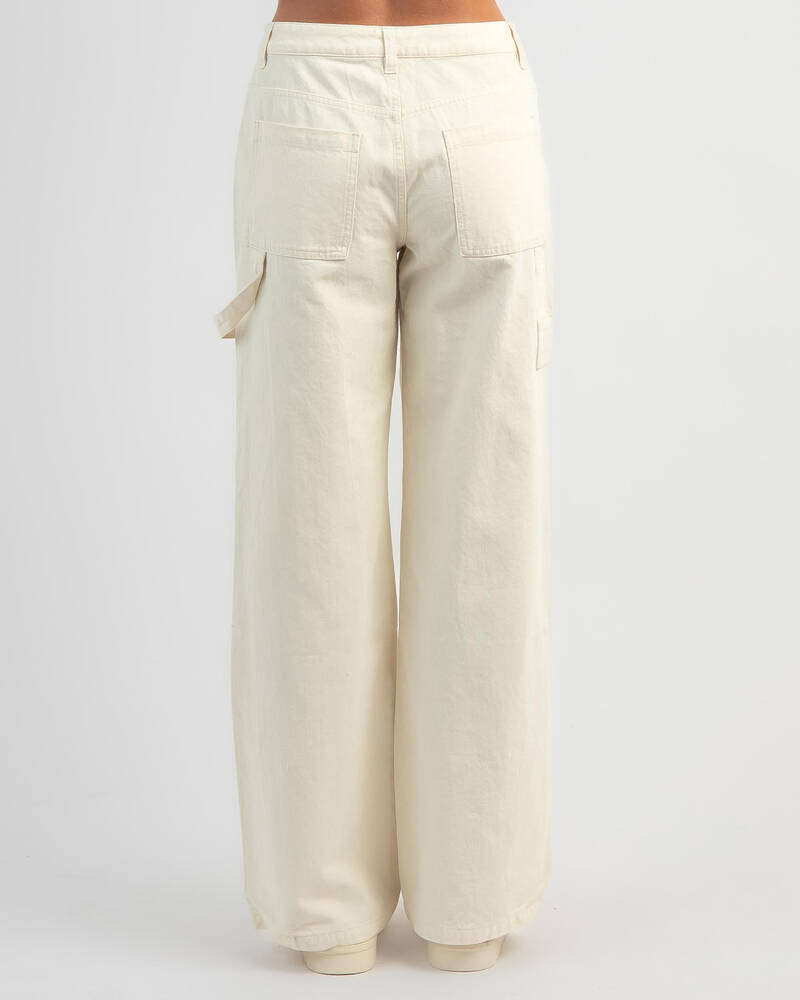 Rusty Billie Mid Rise Carpenter Pants for Womens