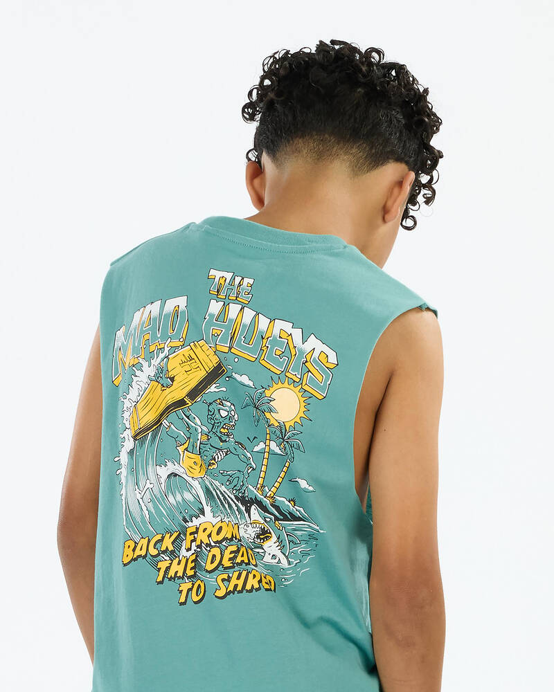 The Mad Hueys Boys' Shred Dead Muscle Tank for Mens