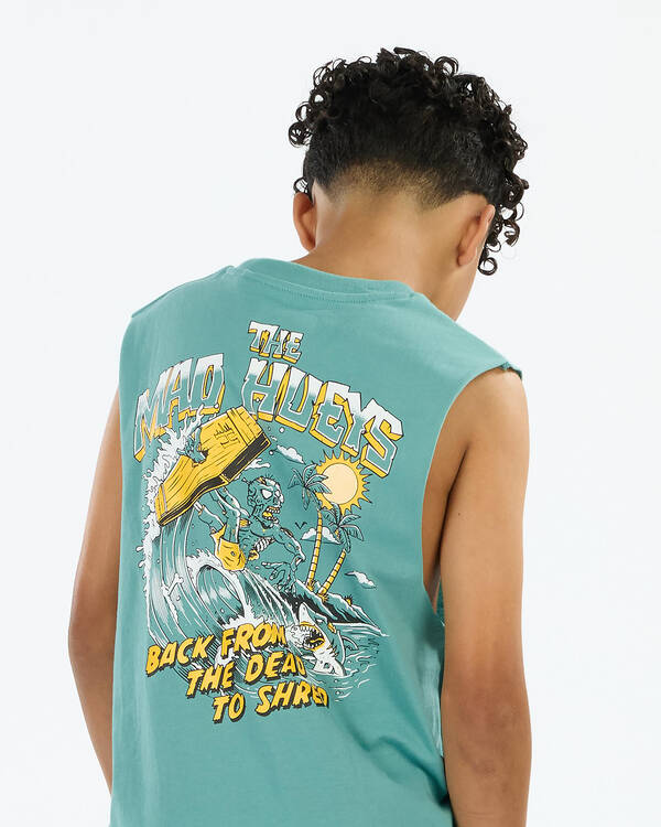 The Mad Hueys Boys' Shred Dead Muscle Tank for Mens