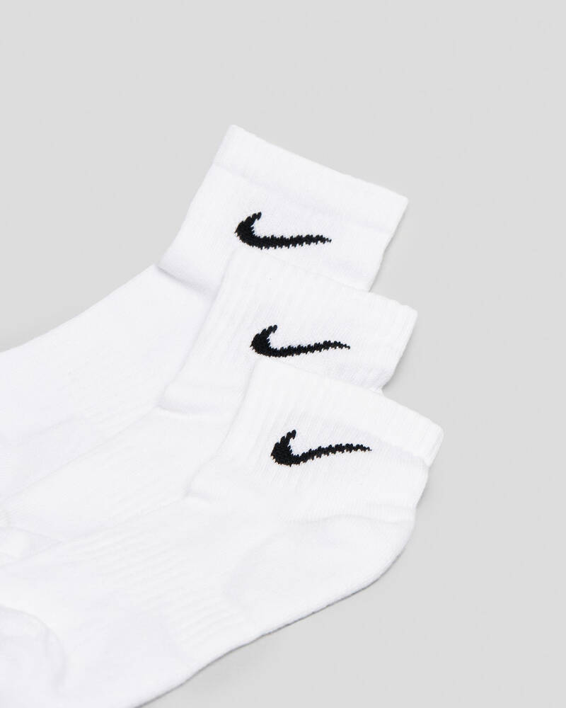 Nike Boys' Training Ankle Socks 3 Pack for Mens